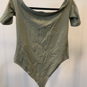 Long sleeve Off the Shouder Bodysuit